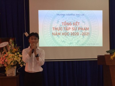 TH Phú Lợi tổ chức tổng kết và chia tay đoàn thực tập sư phạm năm học 2020 - 2021