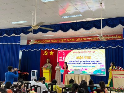 Chi bộ Tiểu học Phú Lợi đã tham gia Hội thi “Tìm hiểu về tư tưởng, đạo đức, phong cách Hồ Chí Minh” năm 2022