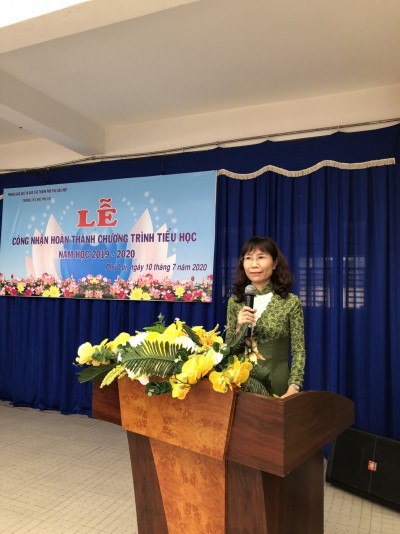 TH Phú Lợi tổ chức lễ Hoàn thành chương trình Tiểu học niên khóa 2015-2020