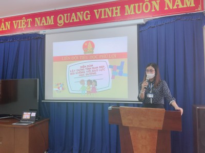 TH Phú Lợi đã tổ chức buổi sinh hoạt chuyên đề “Xây dựng tình bạn đẹp, nói không với bạo lực học đường".