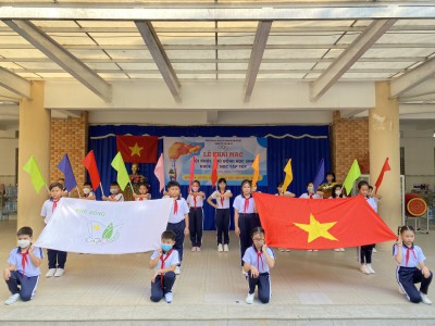 trường Tiểu học Phú Lợi long trọng tổ chức Lễ Khai Mạc Hội Khoẻ Phù Đổng vòng trường năm học 2022-2023.