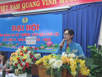 CĐCS Tiểu học Phú Lợi đã tổ chức Đại Hội Công đoàn Cơ sở Tiểu học Phú Lợi lần thứ IV nhiệm kỳ 2023-2028.