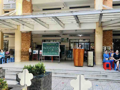 Trường Tiểu học Phú Lợi tổ chức triển khai phong trào “ Thiếu nhi Thủ Dầu Một thi đua làm theo 5 Điều Bác Hồ dạy năm học 2023-2024