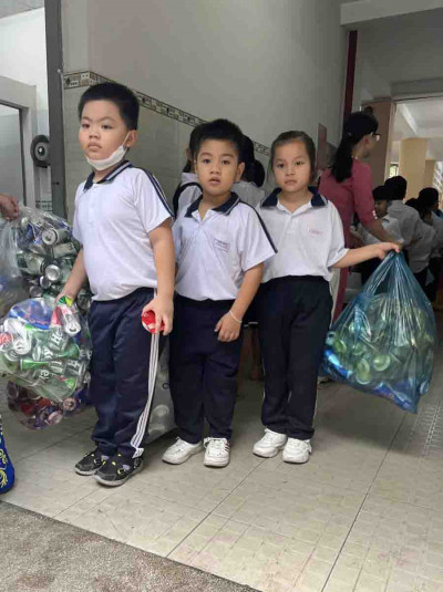 Liên đội tiểu học Phú Lợi tổ chức hội thu phong trào kế hoạch nhỏ