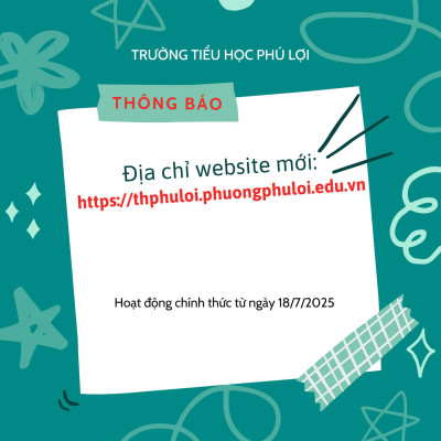 Thông báo về việc thay đổi tên miền trường học