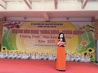 Trường tiểu học Phú Lợi tổ chức chương trình" Mùa xuân cho em " năm 2025